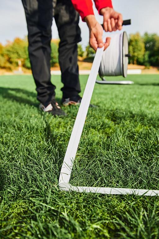 Vita elastiska markeringslinjer för Ultimate Frisbee i gruppen Linjering av planer / Ultimate Frisbee hos Bobo-Konen (0130818)