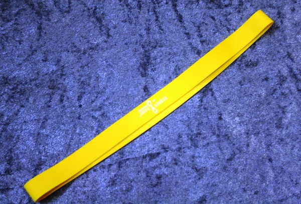 Gult trningsband soft, diameter 26.5 cm och 1.8 cm bred. i gruppen vriga produkter / Rehab och styrka hos Bobo-Konen (4231)
