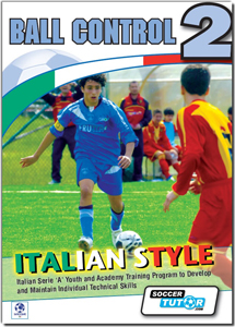 Ball Control 2 - Italian Style Academy Technical Skills Training Program - 42 Exercises DVD i gruppen  hos Bobo-Konen (ST-D002-1)