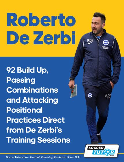 ROBERTO DE ZERBI - 92 BUILD UP, PASSING COMBINATIONS AND ATTACKING POSITIONAL PRACTICES.  i gruppen Böcker / Taktik/Teknik hos Bobo-Konen (ST-B066-C)