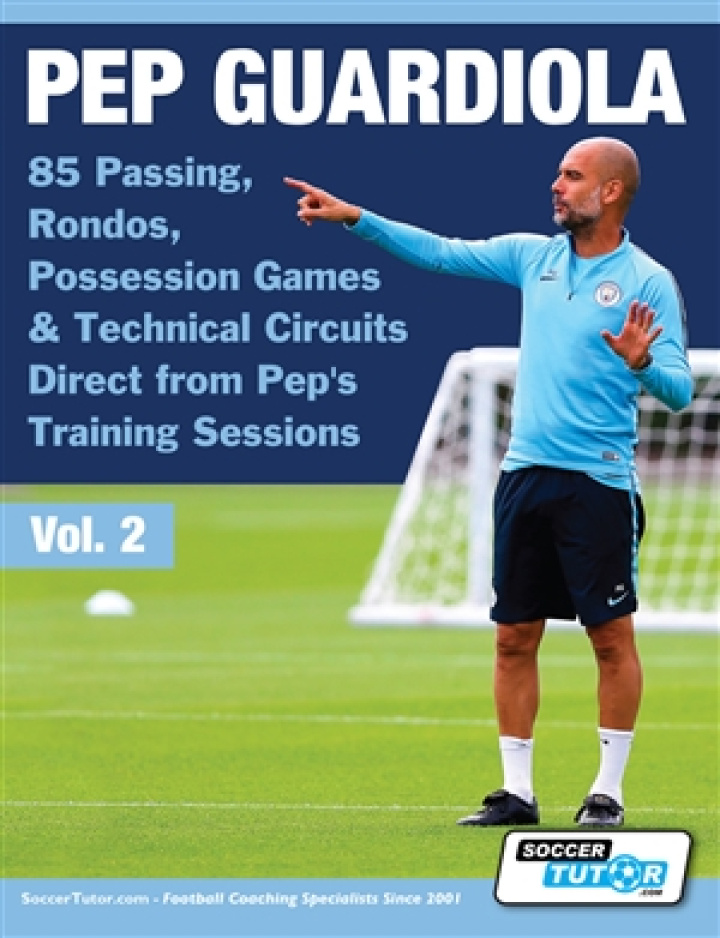 PEP GUARDIOLA - 85 PASSING, RONDOS, POSSESSION GAMES & TECHNICAL CIRCUITS DIRECT FROM PEP\'S TRAINING SESSIONS i gruppen Böcker / Taktik/Teknik hos Bobo-Konen (ST-B050-1)