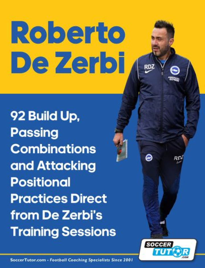 ROBERTO DE ZERBI - 92 BUILD UP, PASSING COMBINATIONS AND ATTACKING POSITIONAL PRACTICES. i gruppen Böcker / Taktik/Teknik hos Bobo-Konen (ST-B066-C)