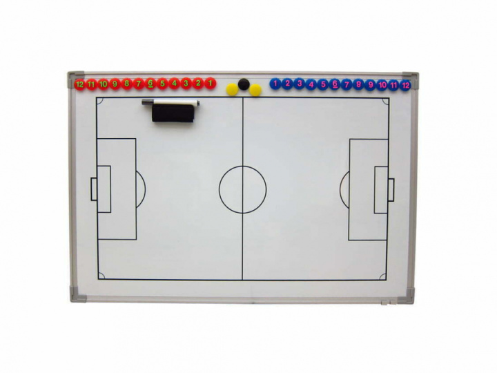 Taktiktavla 60 x 90cm, med magneter Ø 3cm, penna och sudd i gruppen Träningsprodukter / Taktiktavlor hos Bobo-Konen (01303A)